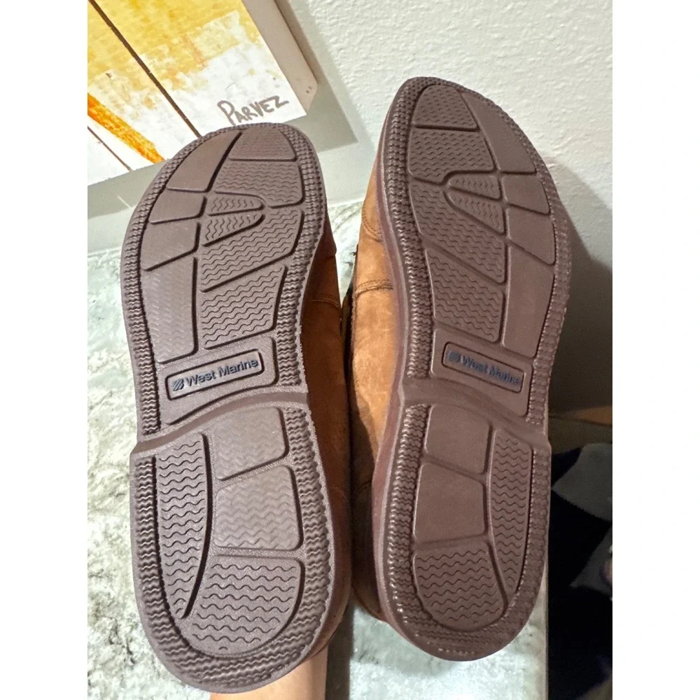 Men's Boat Shoes WEST MARINEMen's Premium Comfort Boat Mocs‎ NWT size 12